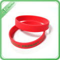 Pulseira de silicone diretamente do fábrica Fshion Silicone personalizado logotipo impresso pulseira